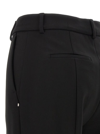 Sportmax Fetta Trousers — Slim Cigarette Fit (Black)