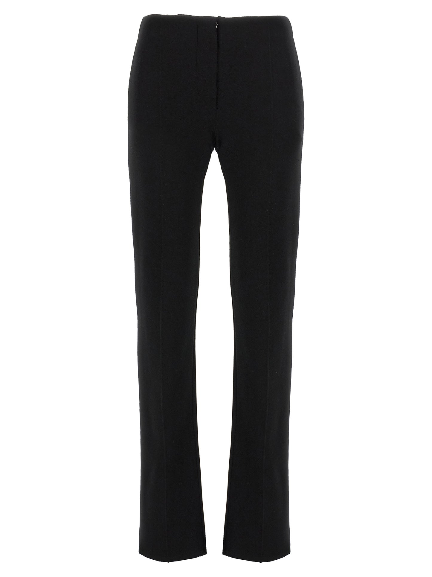 Sportmax Earry1 Trousers — Slim Black Stretch Pants
