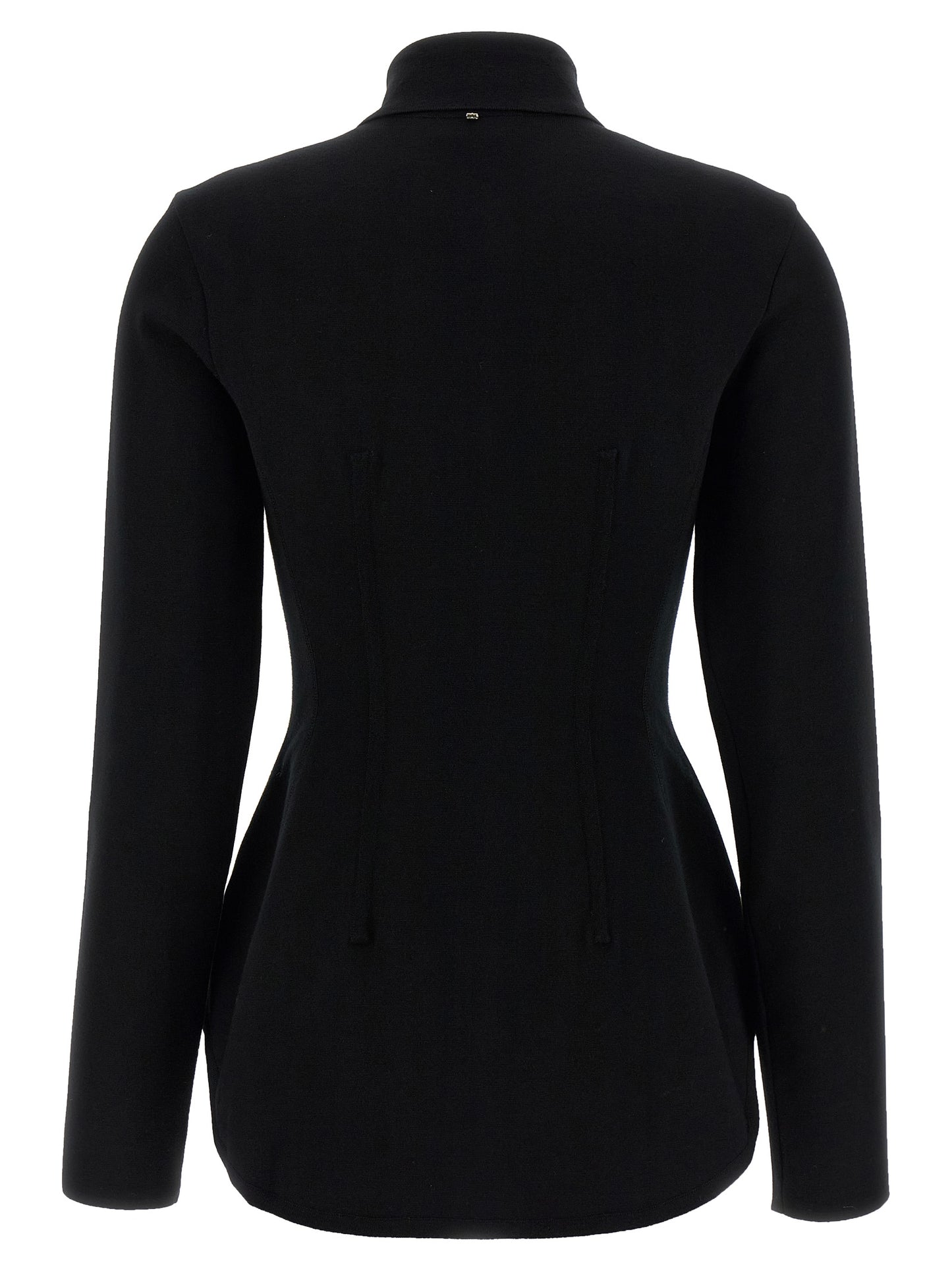 Sportmax Baffo1234 Shirt — Women's Slim Black Shirt