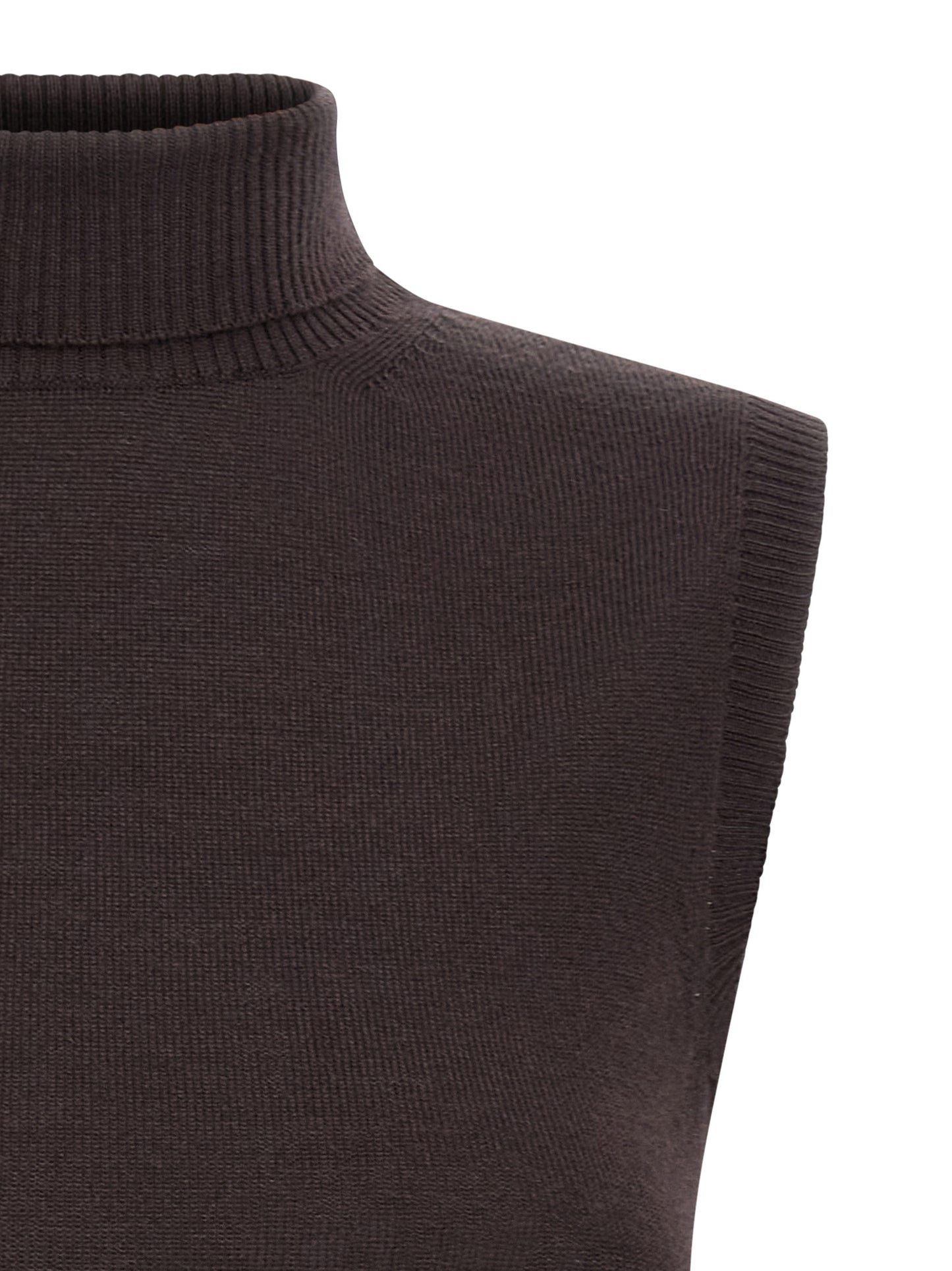 Sportmax Knitwear - Vertigo Wolf Sleeveless Sweater