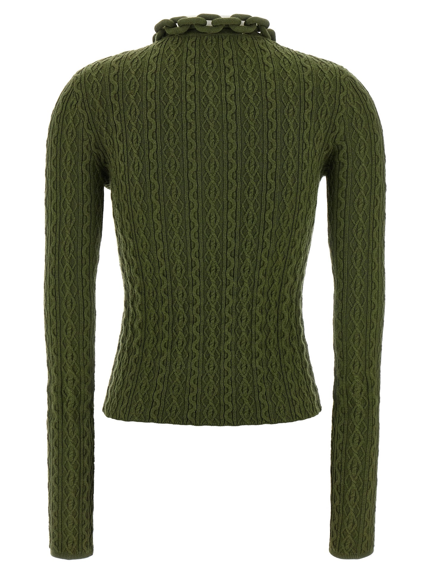 Paco Rabanne Necklace Sweater — Knitwear (Green)