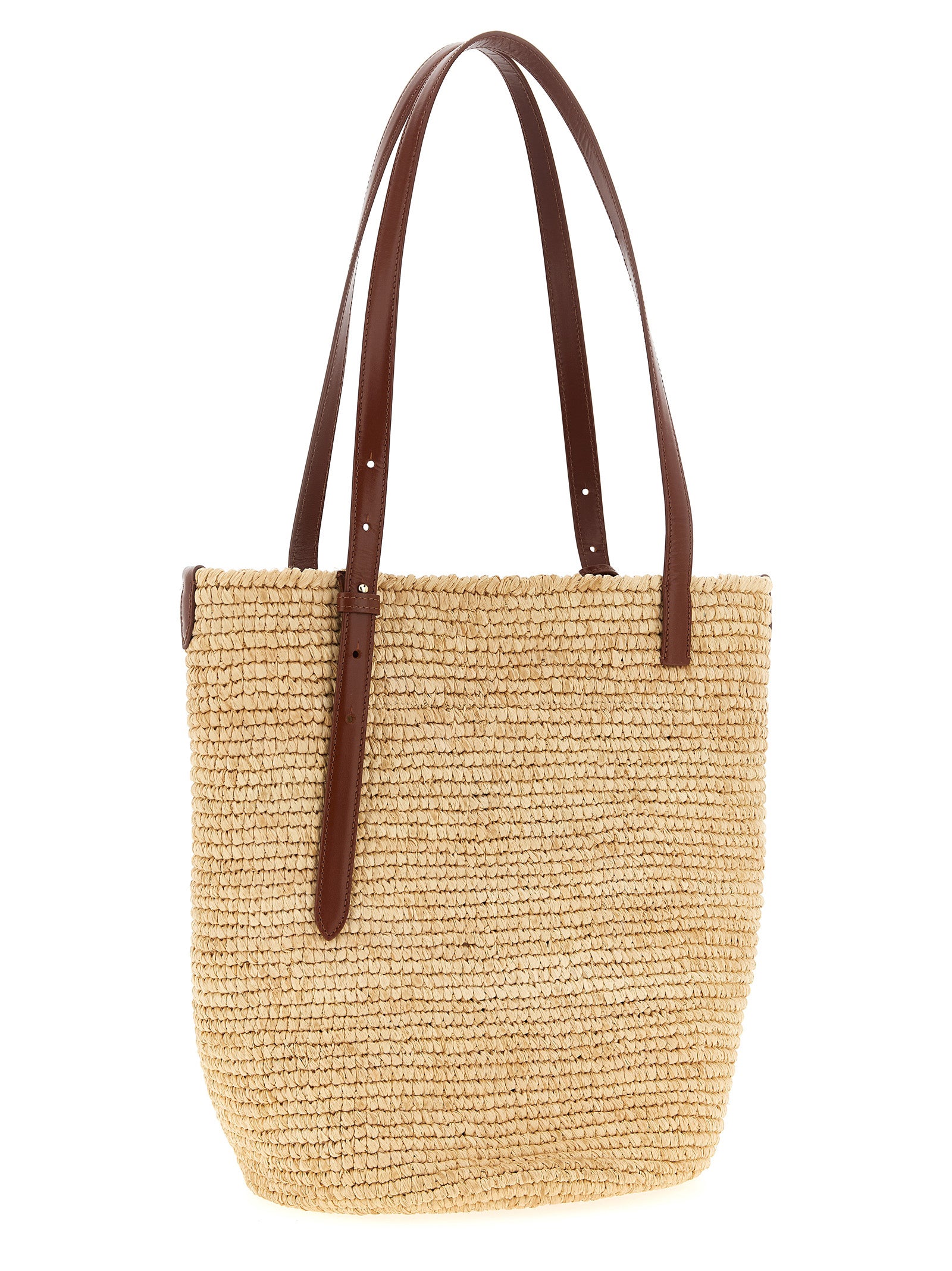 Paco Rabanne Natural Raffia Tote Bag Shopping Bag