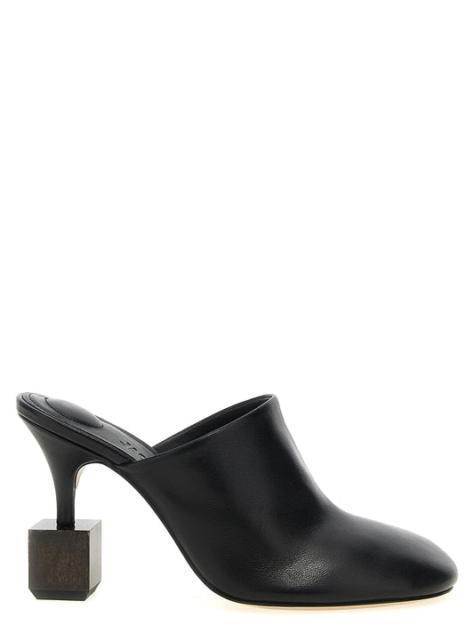 Jacquemus Les Mules Bisou Pumps — Black Leather 9cm