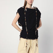 Isabel Marant Top Zohra black cotton