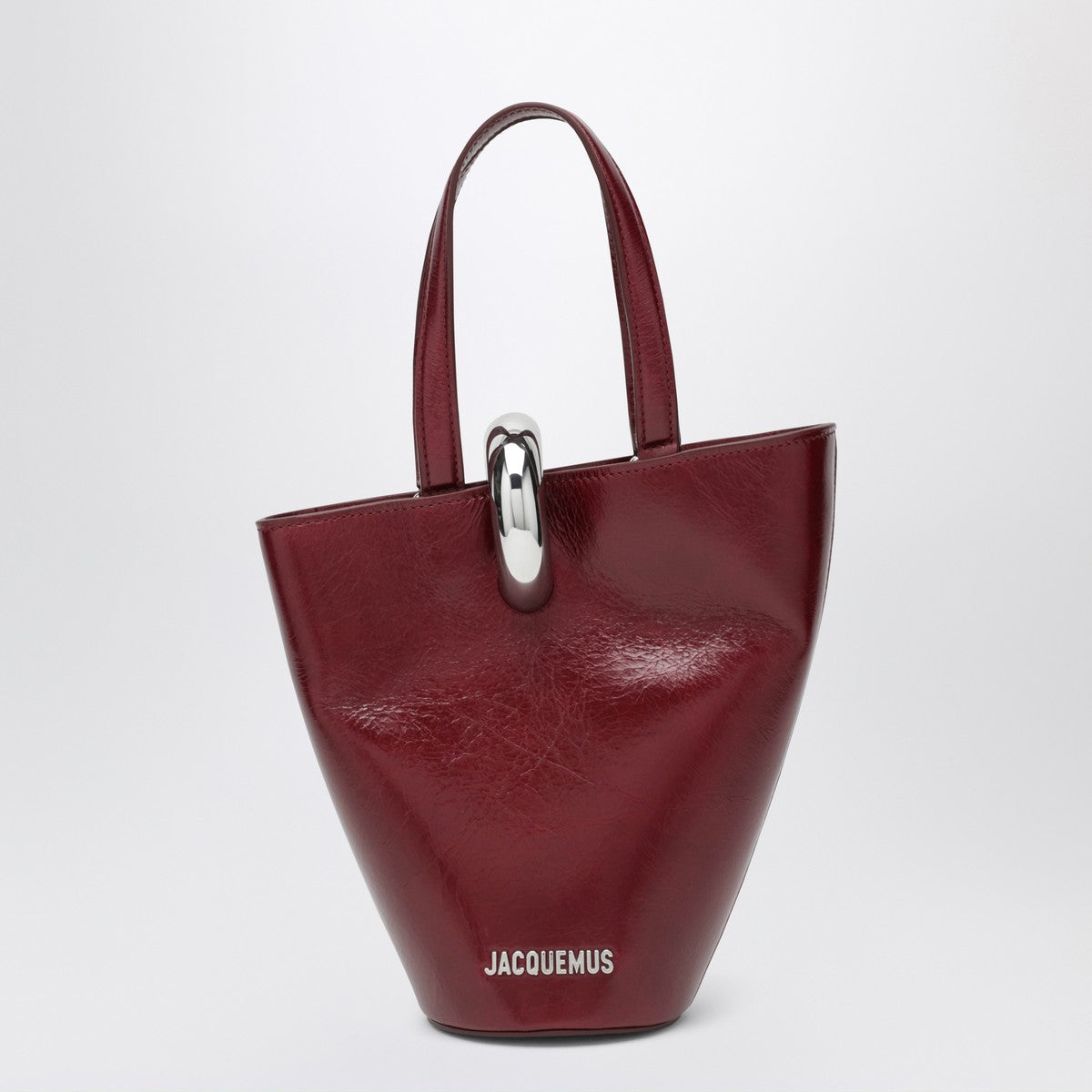 JACQUEMUS Burgundy The Small Bambola bag