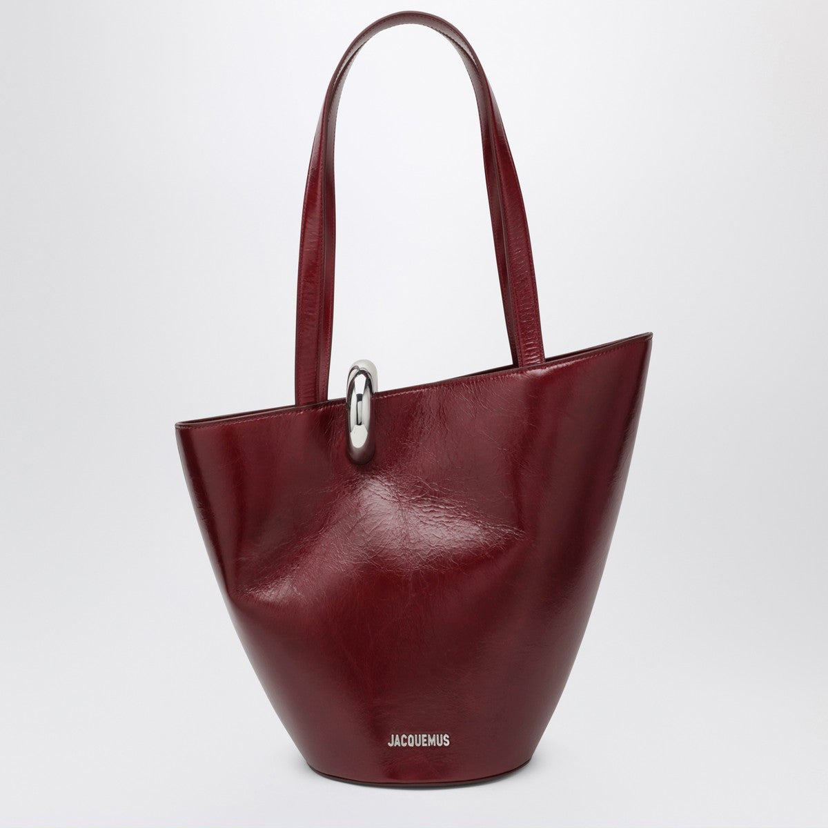JACQUEMUS Burgundy The Bambola Medium bag