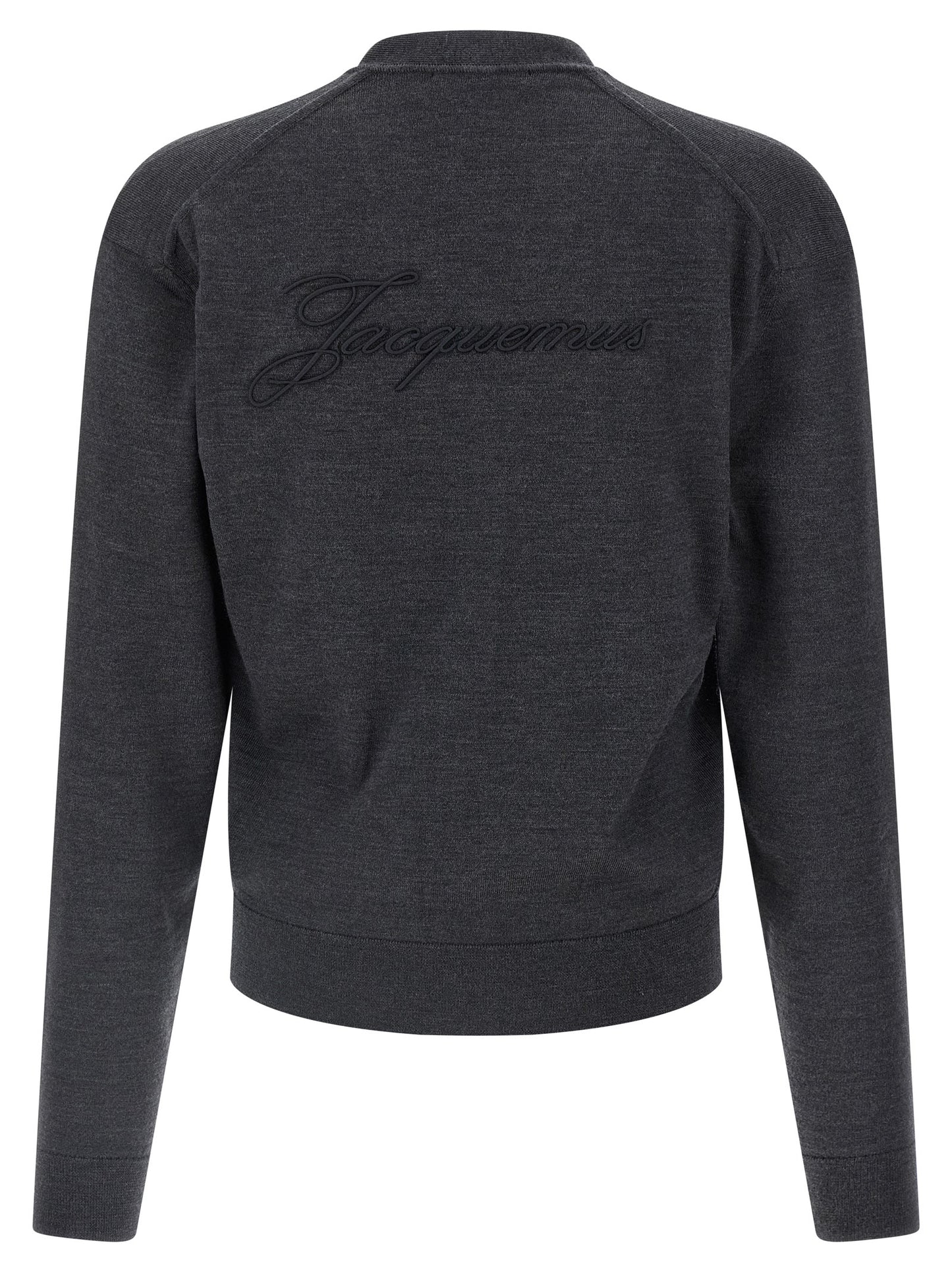 Jacquemus Knitwear - Le Cardigan Brodé | Gray Men’s