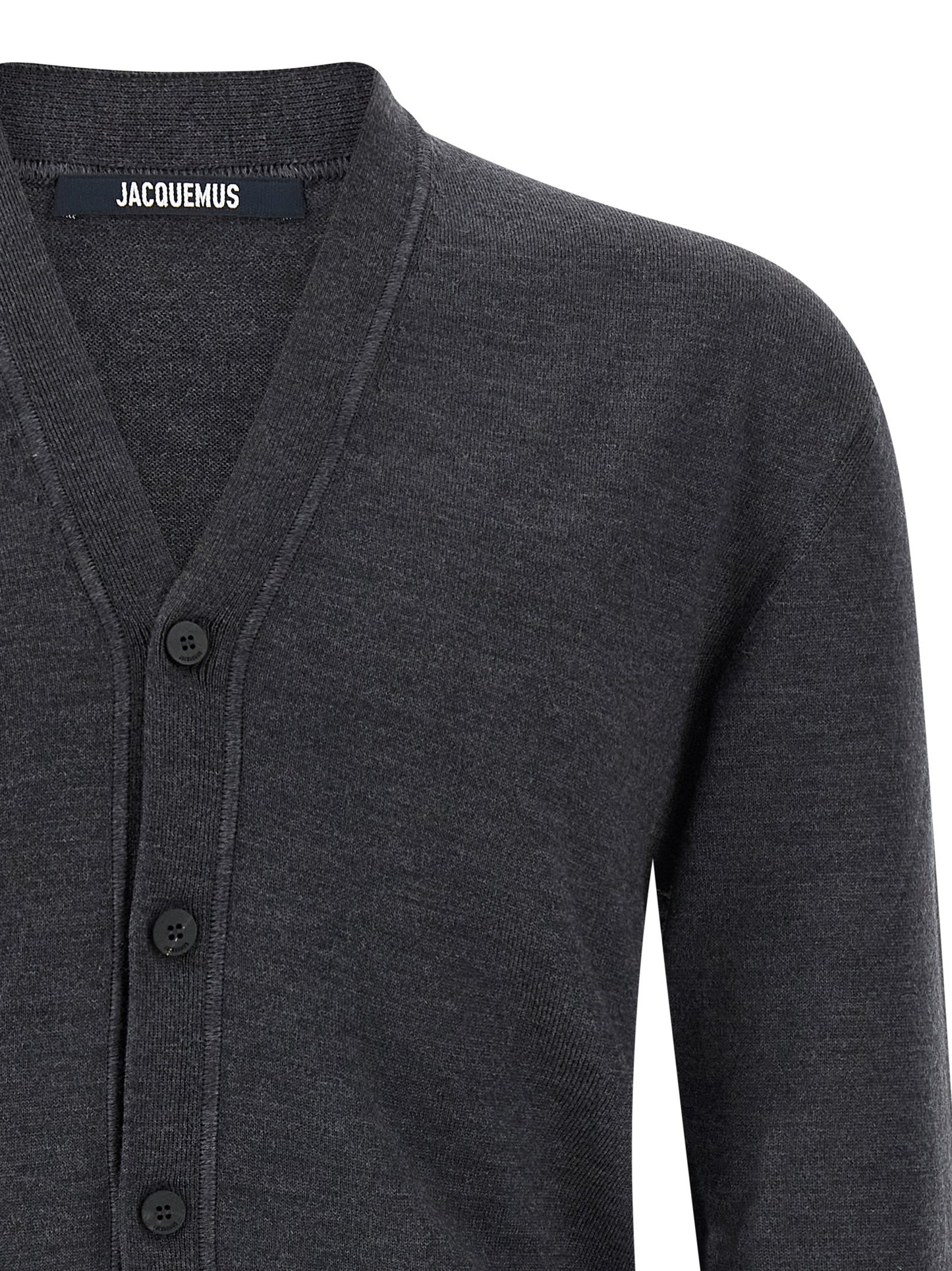 Jacquemus Knitwear - Le Cardigan Brodé | Gray Men’s