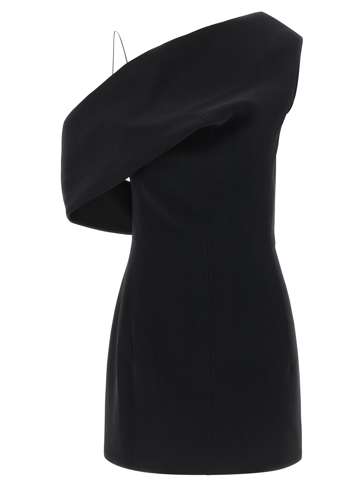 Jacquemus La Robe Pesce Courte Dress — Black Minidress