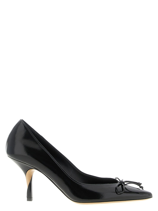 Jacquemus Les Escarpins Tourni Pumps — Black 8cm Heel