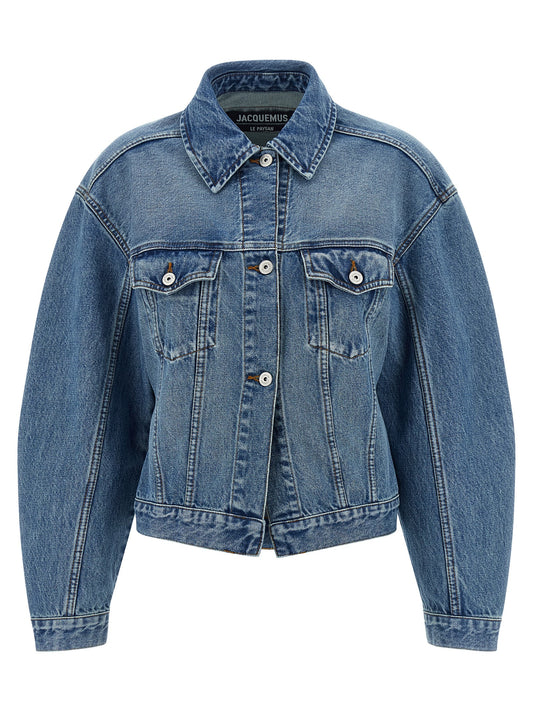Jacquemus La Veste De-nimes Jacket — Blue Denim Jacket