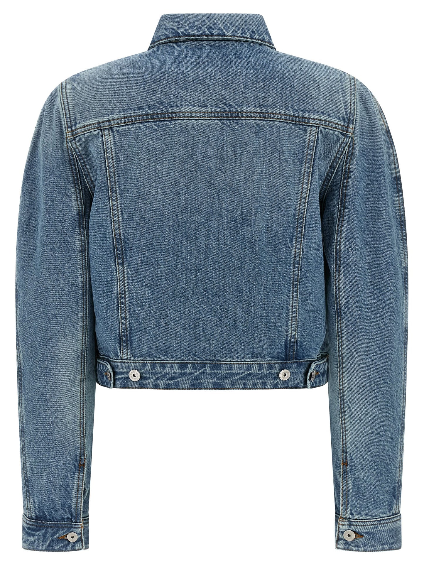 Jacquemus La Veste De-nimes Ovalo Jacket – Light Blue Denim