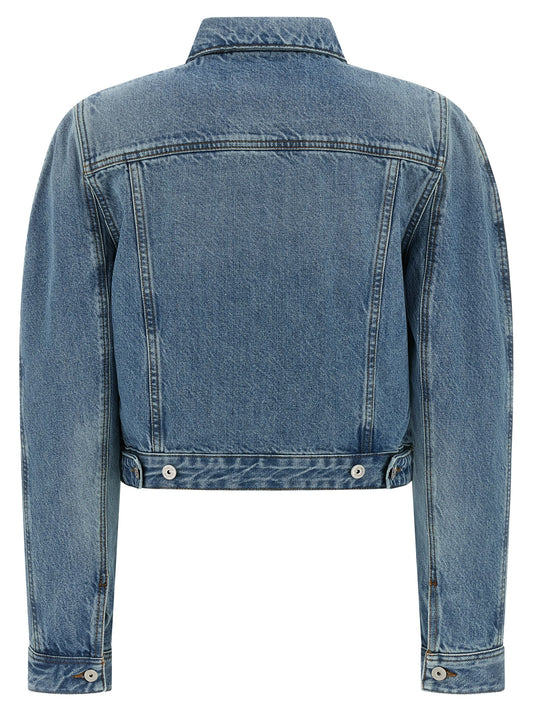 Jacquemus La Veste De-nimes Ovalo Jacket – Light Blue Denim