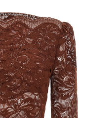 Paco Rabanne Lace Crop Top