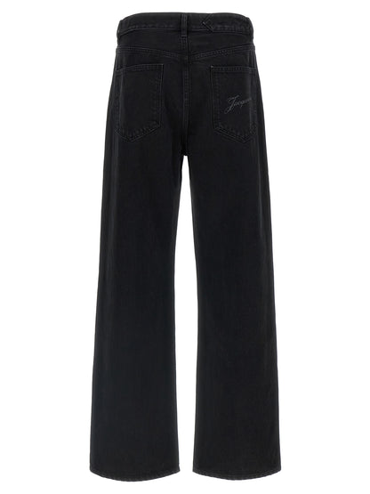 Jacquemus Jeans — Le De-nimes Droit Wide-Leg
