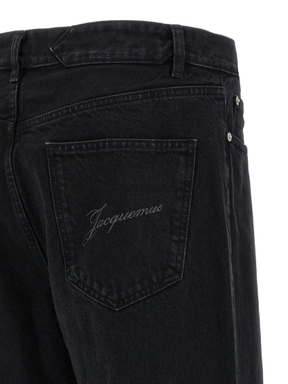 Jacquemus Jeans — Le De-nimes Droit Wide-Leg