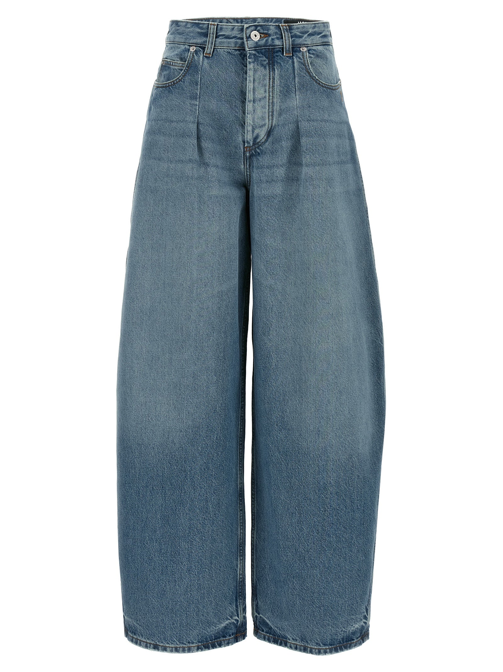 Jacquemus Le De-nimes Ovalo Jeans — High-Waist Light Blue