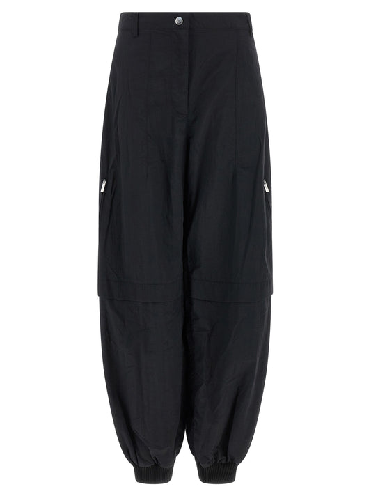 Jacquemus Le Cargo Ovalo Trousers — Black Wide Leg