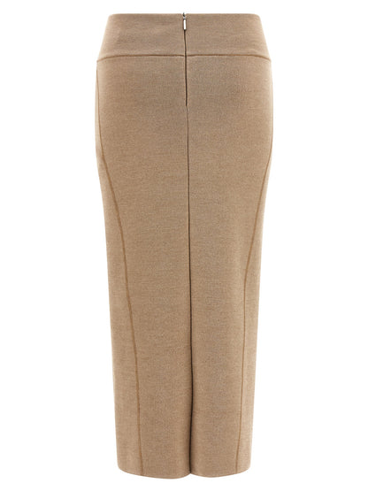 Jacquemus La Jupe Maille Doppio Skirt