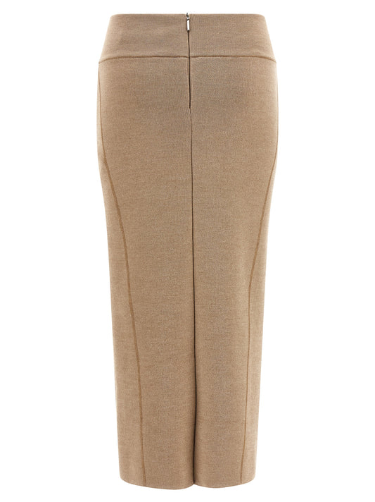 Jacquemus La Jupe Maille Doppio Skirt