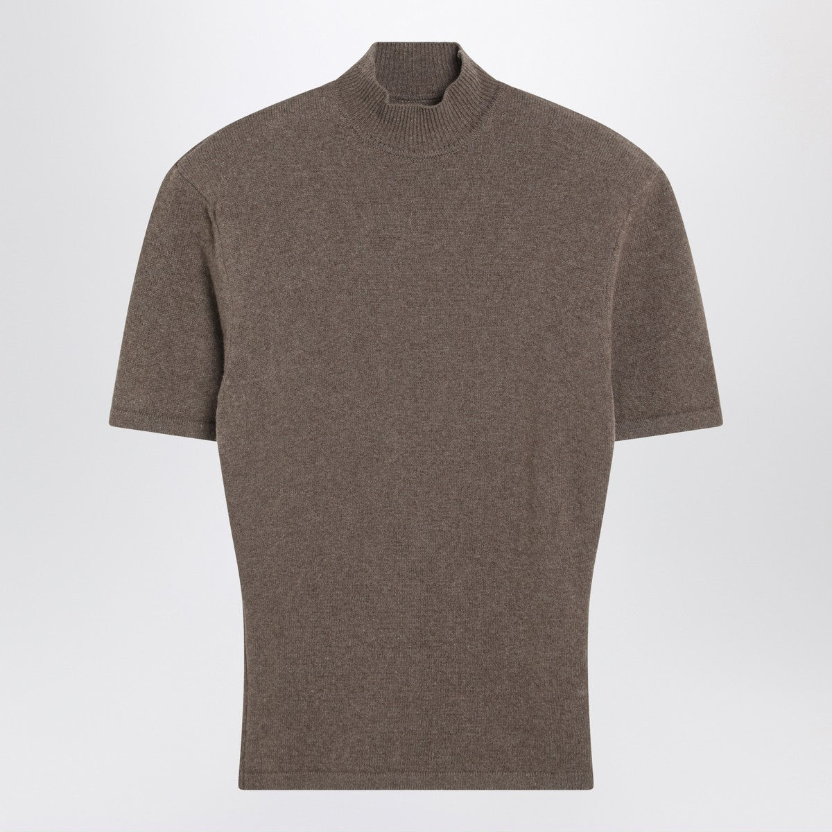 JACQUEMUS Brown wool and cashmere top
