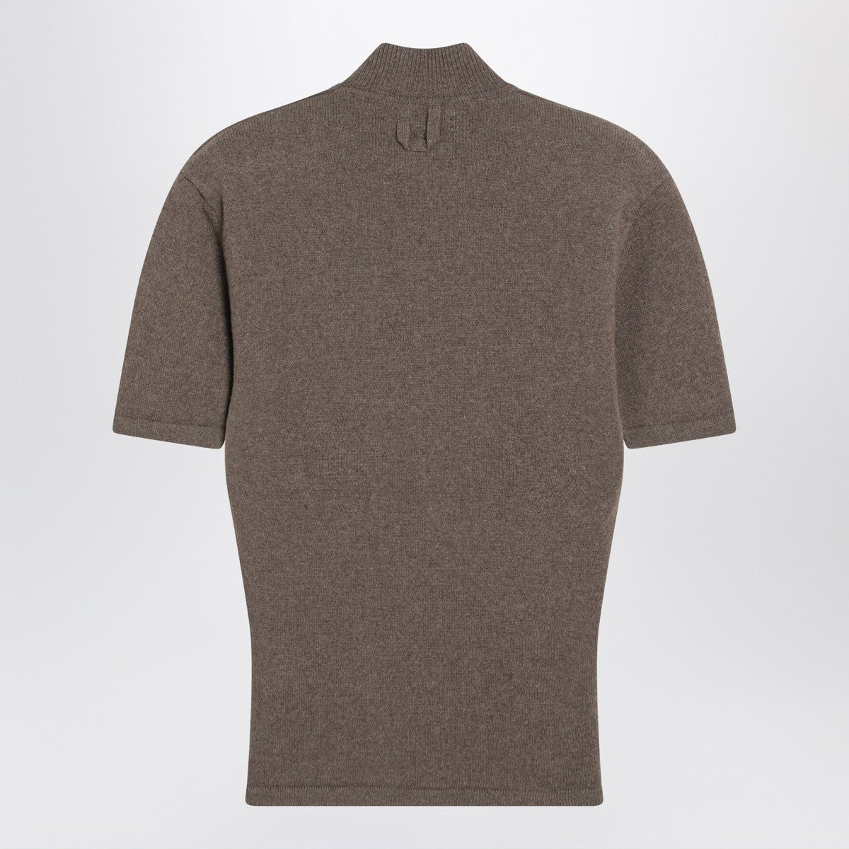 JACQUEMUS Brown wool and cashmere top