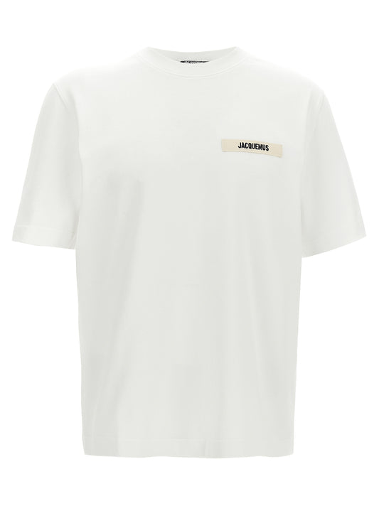 Jacquemus Gros Grain T-shirt — Men's White Topwear