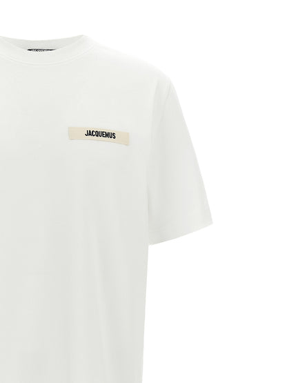 Jacquemus Gros Grain T-shirt — Men's White Topwear
