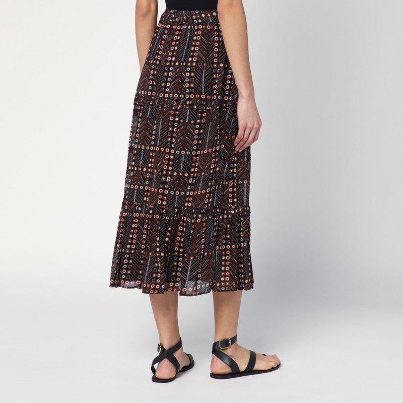 ISABEL MARANT Étoile Diya skirt in cotton voile