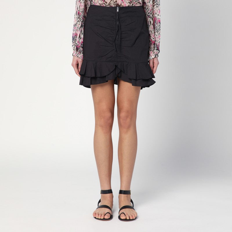 ISABEL MARANT Étoile Breenea mini skirt in black cotton
