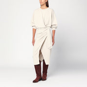 ISABEL MARANT Étoile Sandrina dress in Écru cotton