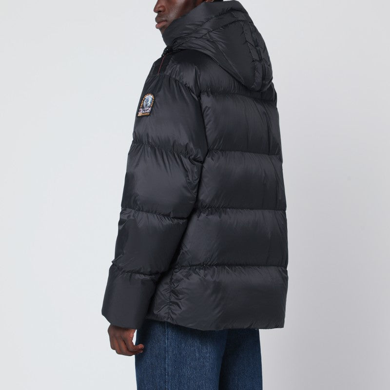Parajumpers Black Cloud hooded down jacket