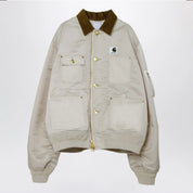 Sacai x Carhartt WIP Ivory Nylon Twill Jacket — Jackets