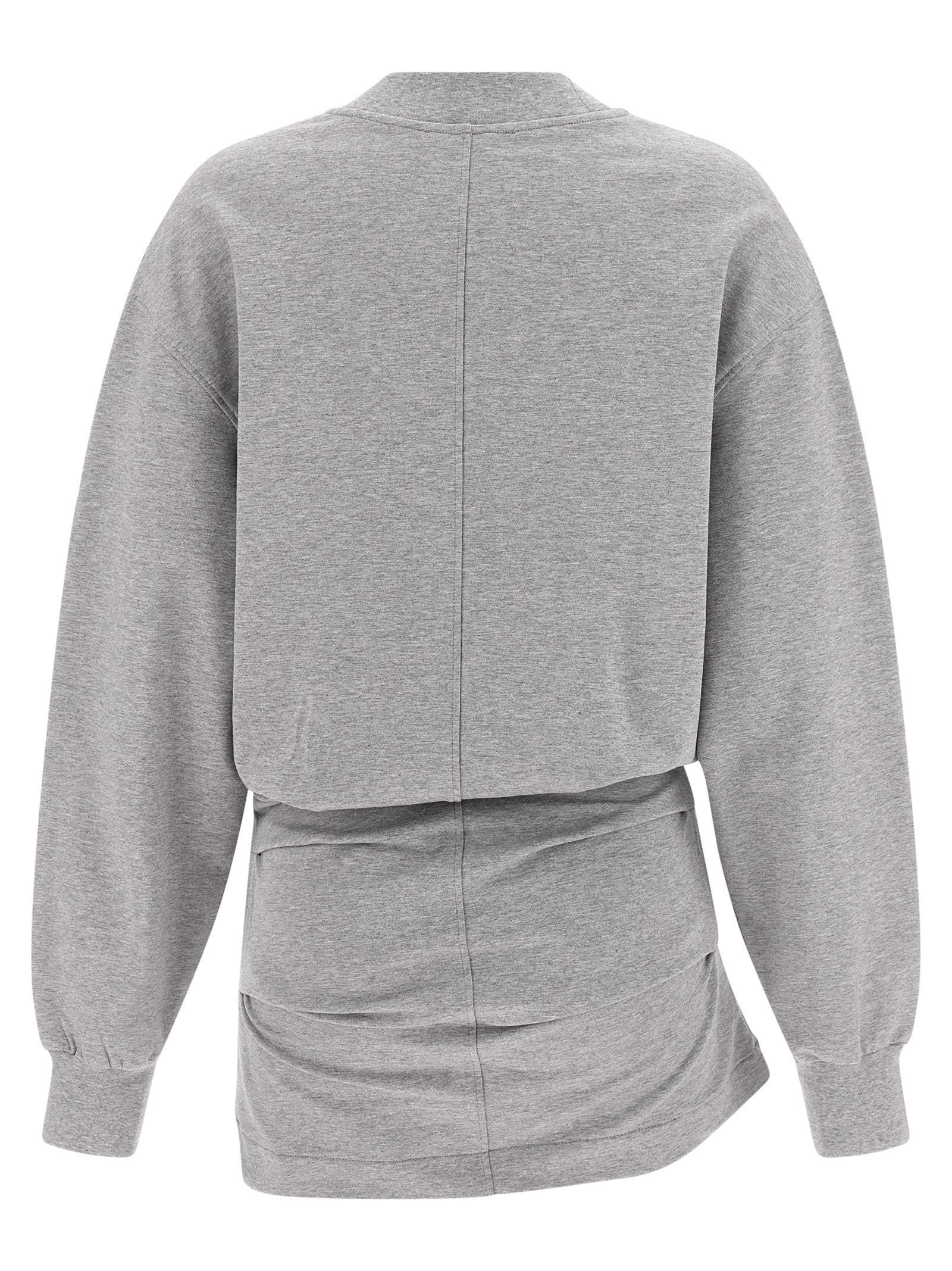 The Attico Mélange Sweatshirt Dress