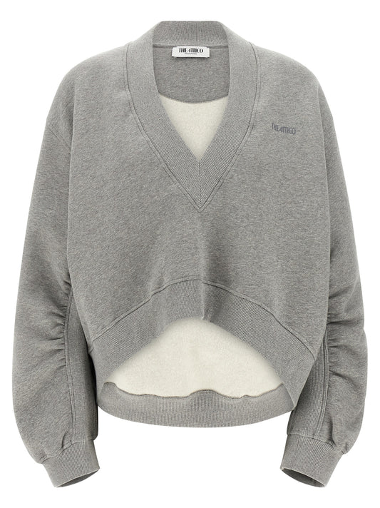 The Attico Logo Embroidery Sweatshirt — Women's Topwear