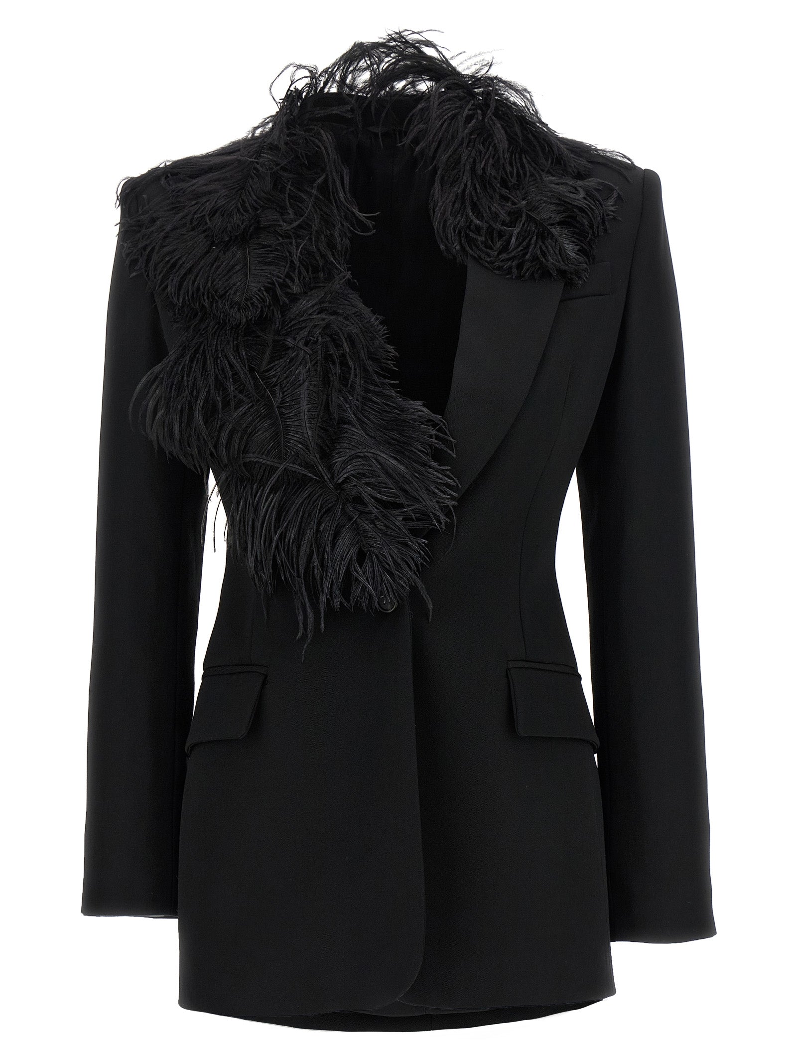 The Attico Feather Blazer — Women’s Jacket | Aumifour