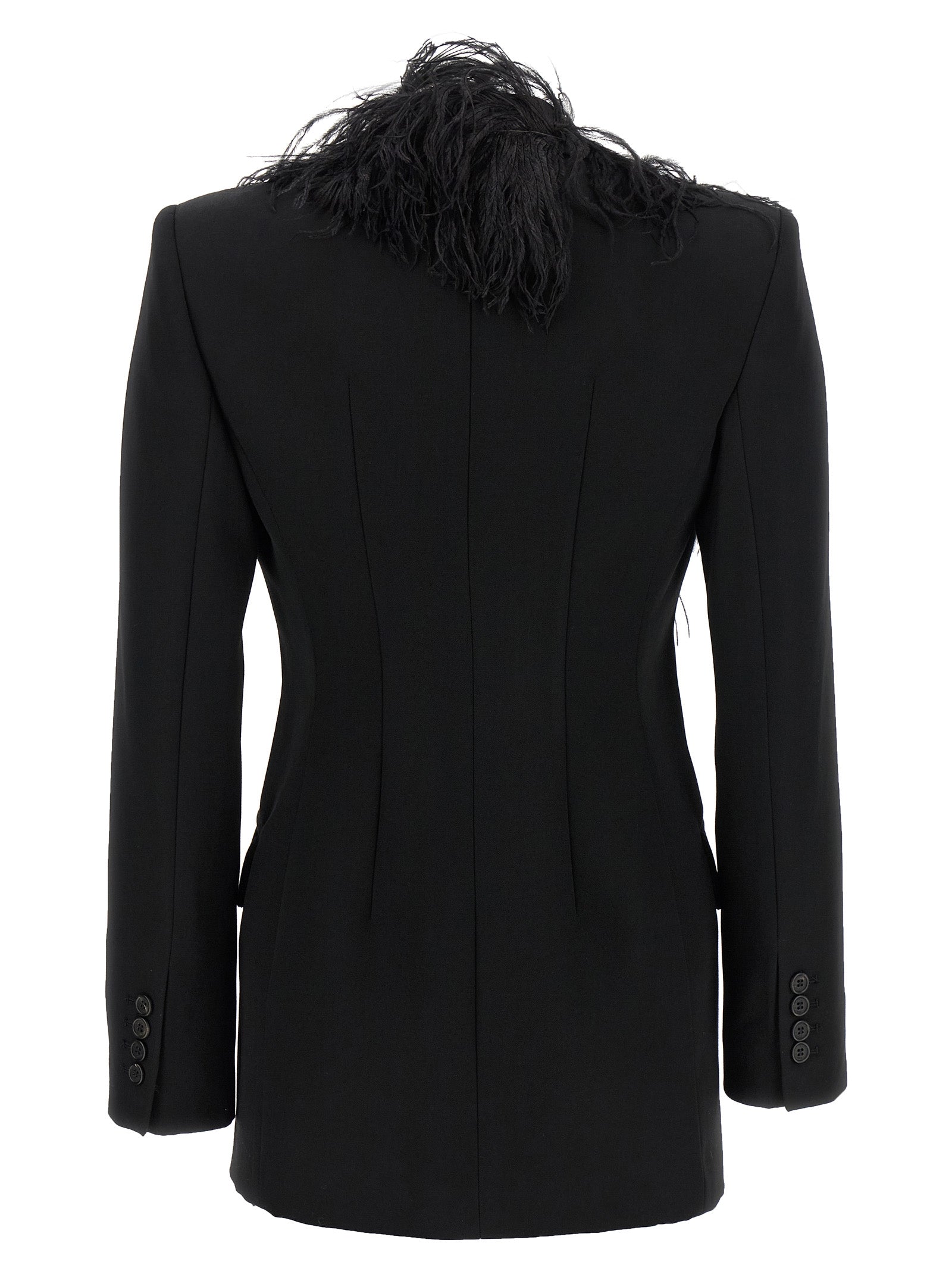 The Attico Feather Blazer — Women’s Jacket | Aumifour