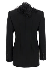 The Attico Feather Blazer — Women’s Jacket | Aumifour