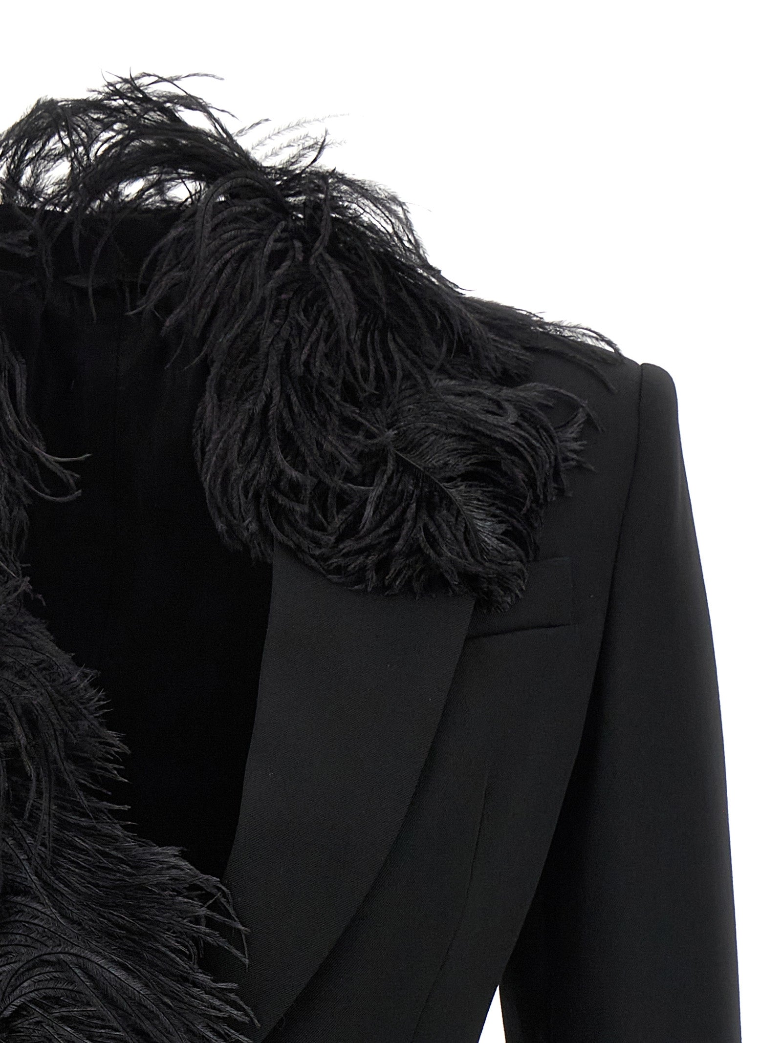 The Attico Feather Blazer — Women’s Jacket | Aumifour