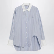 The Attico Light blue/white striped shirt Diana