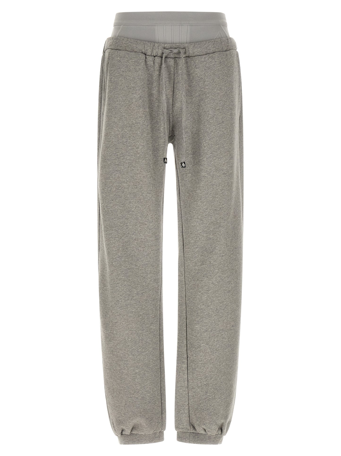 The Attico Trousers — American Fleece Joggers, Grey