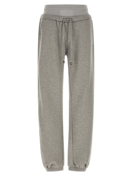 The Attico Trousers — American Fleece Joggers, Grey