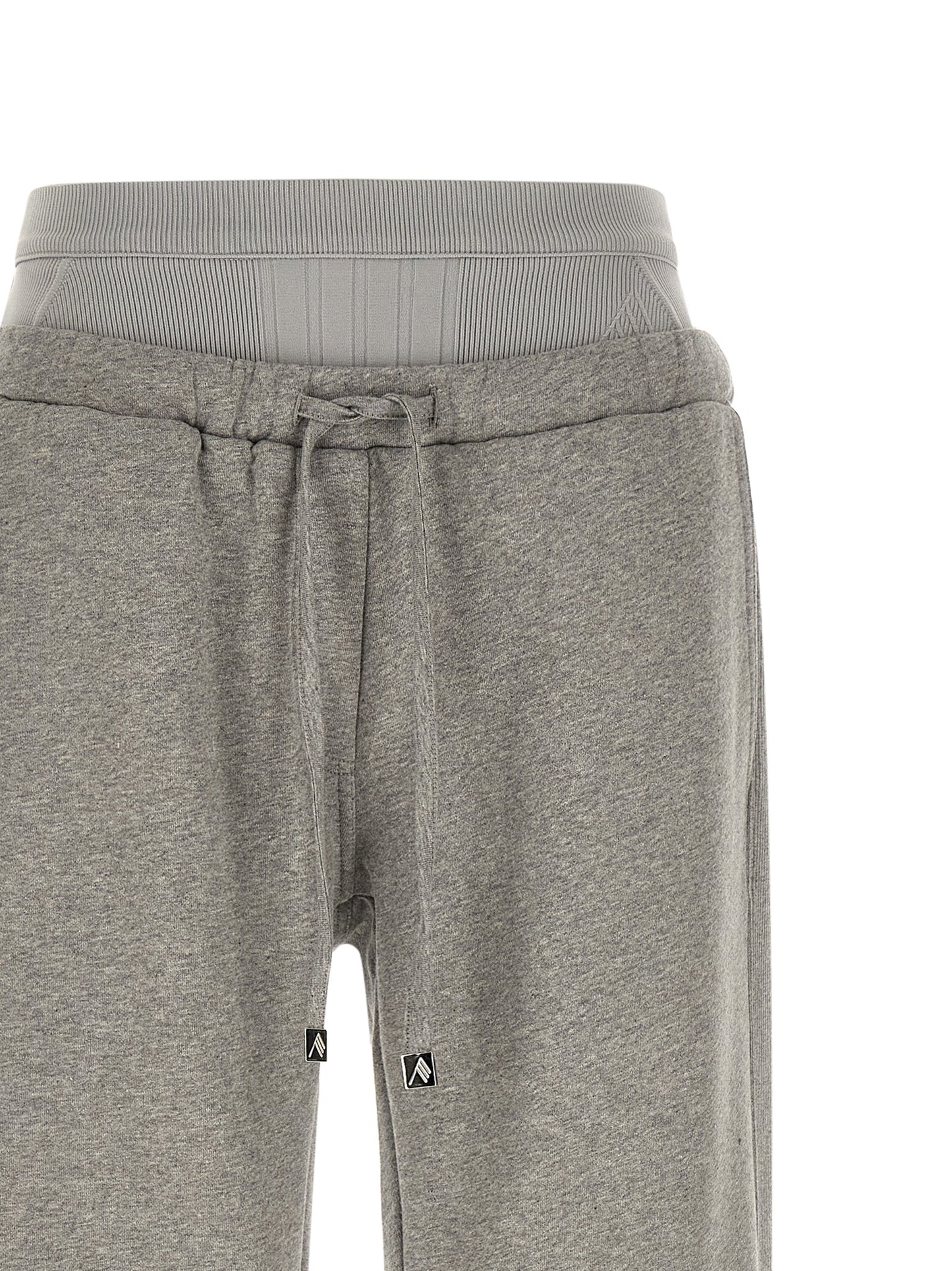 The Attico Trousers — American Fleece Joggers, Grey