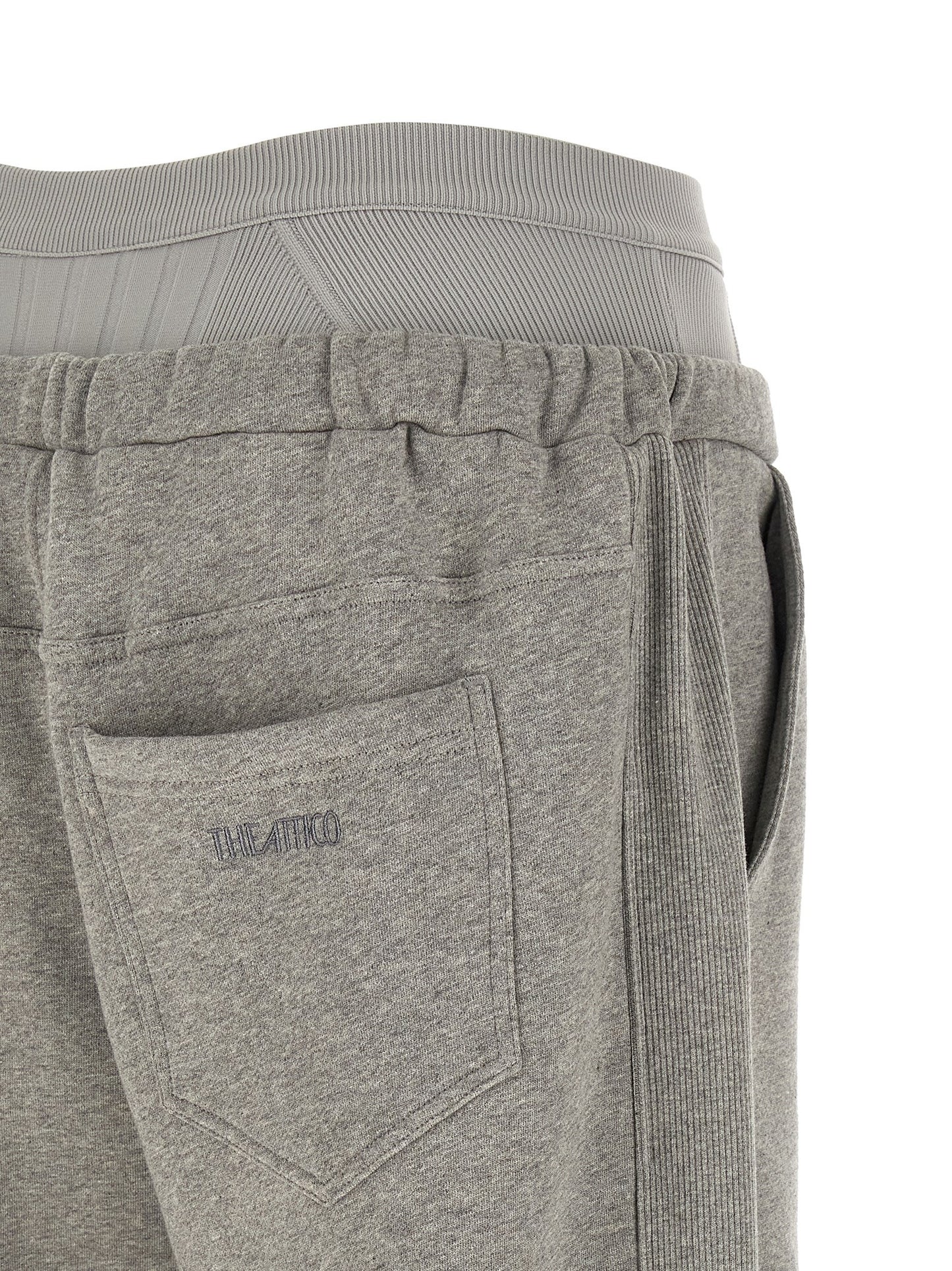 The Attico Trousers — American Fleece Joggers, Grey