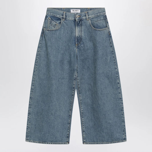 The Attico Light blue cropped jeans