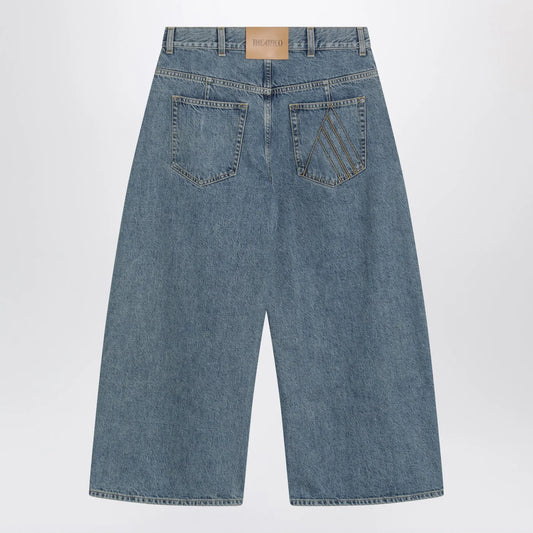 The Attico Light blue cropped jeans