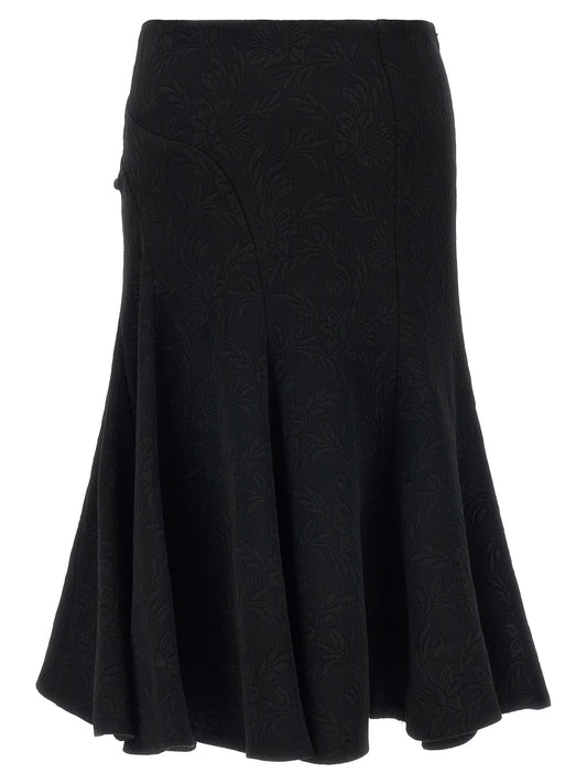 Dries Van Noten Sibel Skirt - Floral Midi Skirt