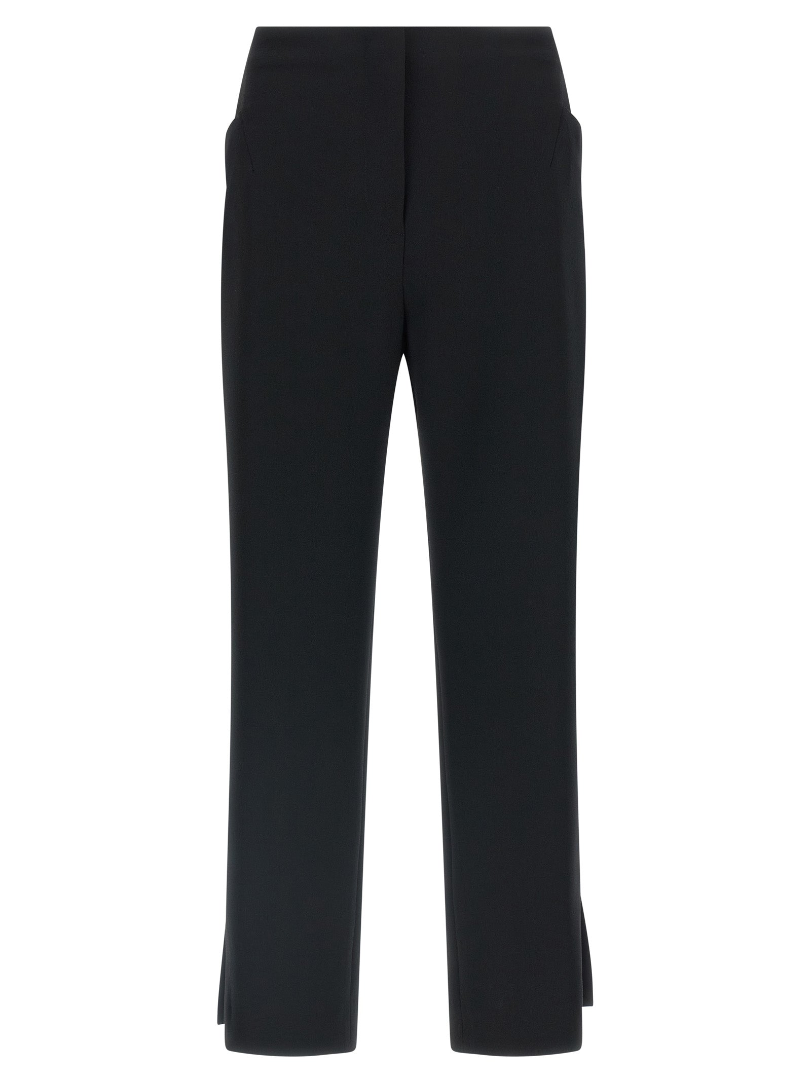 Dries Van Noten Posy Trousers — High-Waist Black