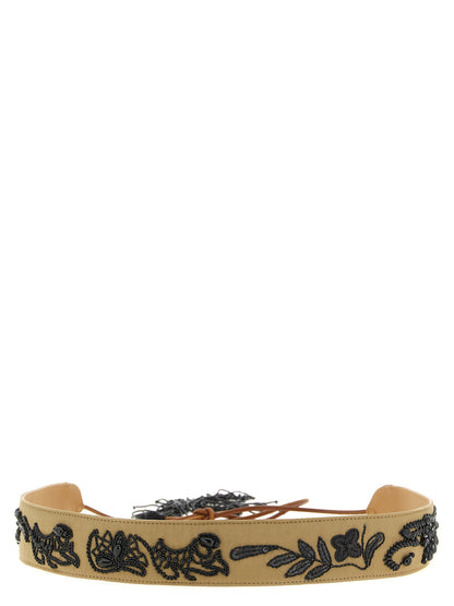 Dries Van Noten Beads Embroidery Belt