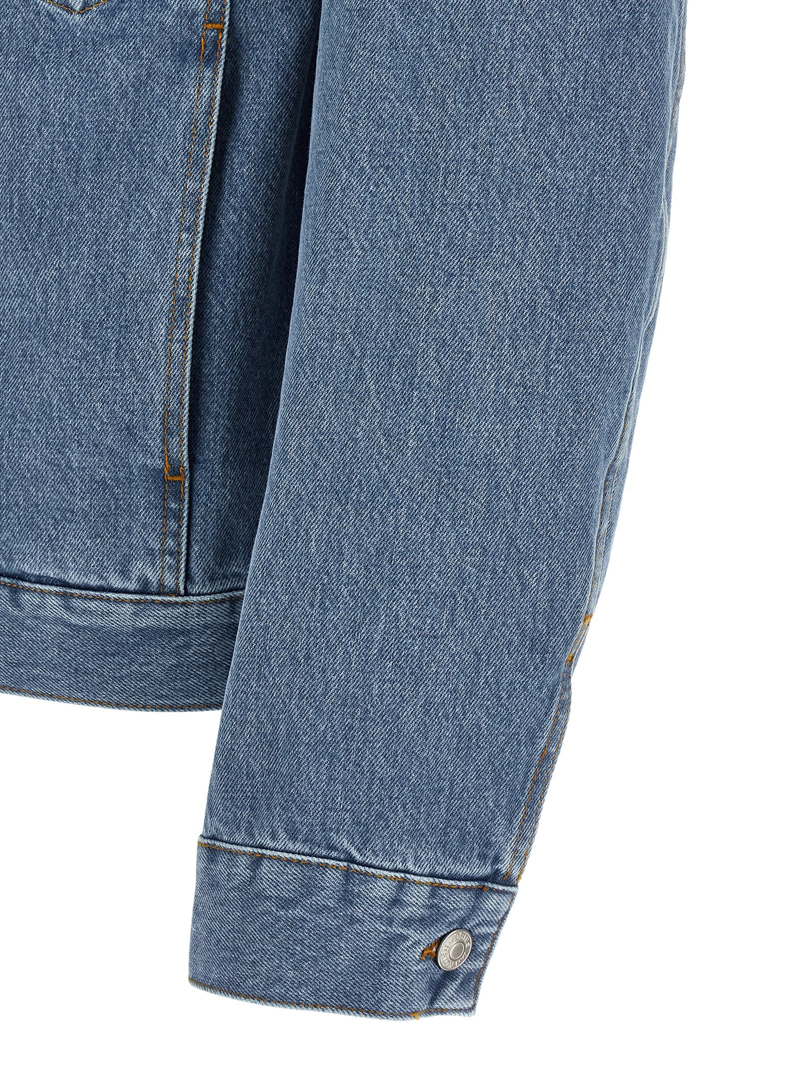 Dries Van Noten Vuskin Den Jacket — Light Blue Denim